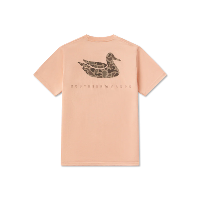 SOUTHERN MARSH YOUTH SEAWASH TEE RETRO DUCKS TERRACOTTA