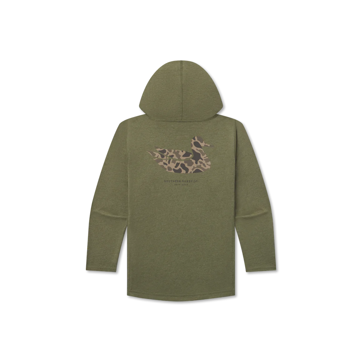 SOUTHERN MARSH YOUTH CLASSIC HOODIE TEE DUCK ORIGINAL CAMO