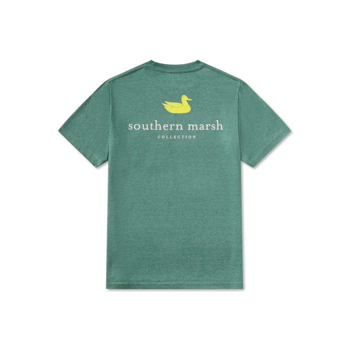 SOUTHERN MARSH YOUTH SEAWASH TEE AUTHENTIC CHAMPIONS GREEN