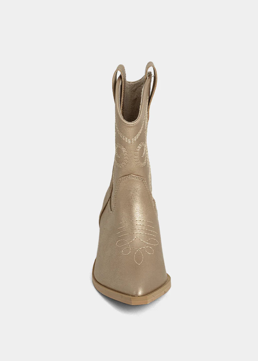SHUSHOP ZAHARA MINI KIDS GOLDEN BOOTS