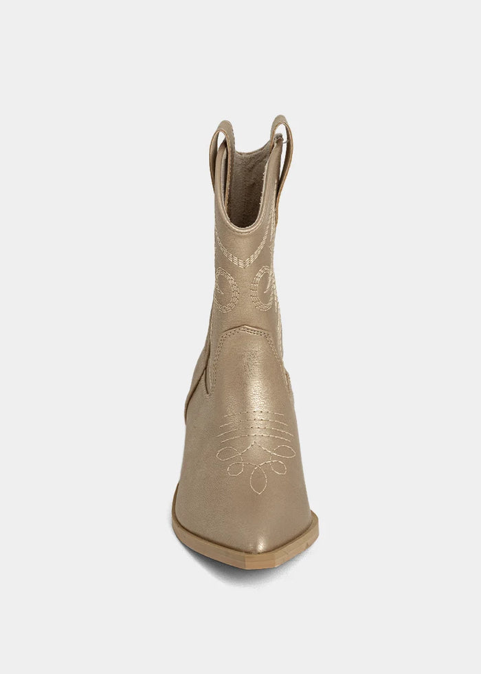 Zahara Mini Kids Golden Boots