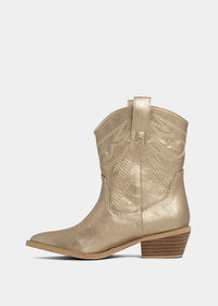 SHUSHOP ZAHARA MINI KIDS GOLDEN BOOTS