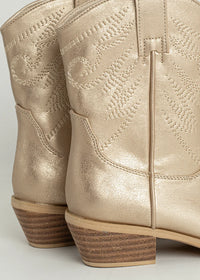 Zahara Mini Kids Golden Boots