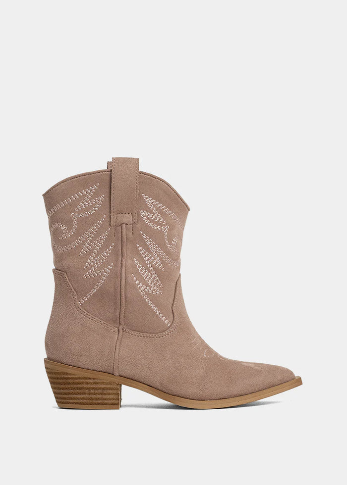 SHUSHOP ZAHARA MINI KIDS ROSE SUEDE BOOTS