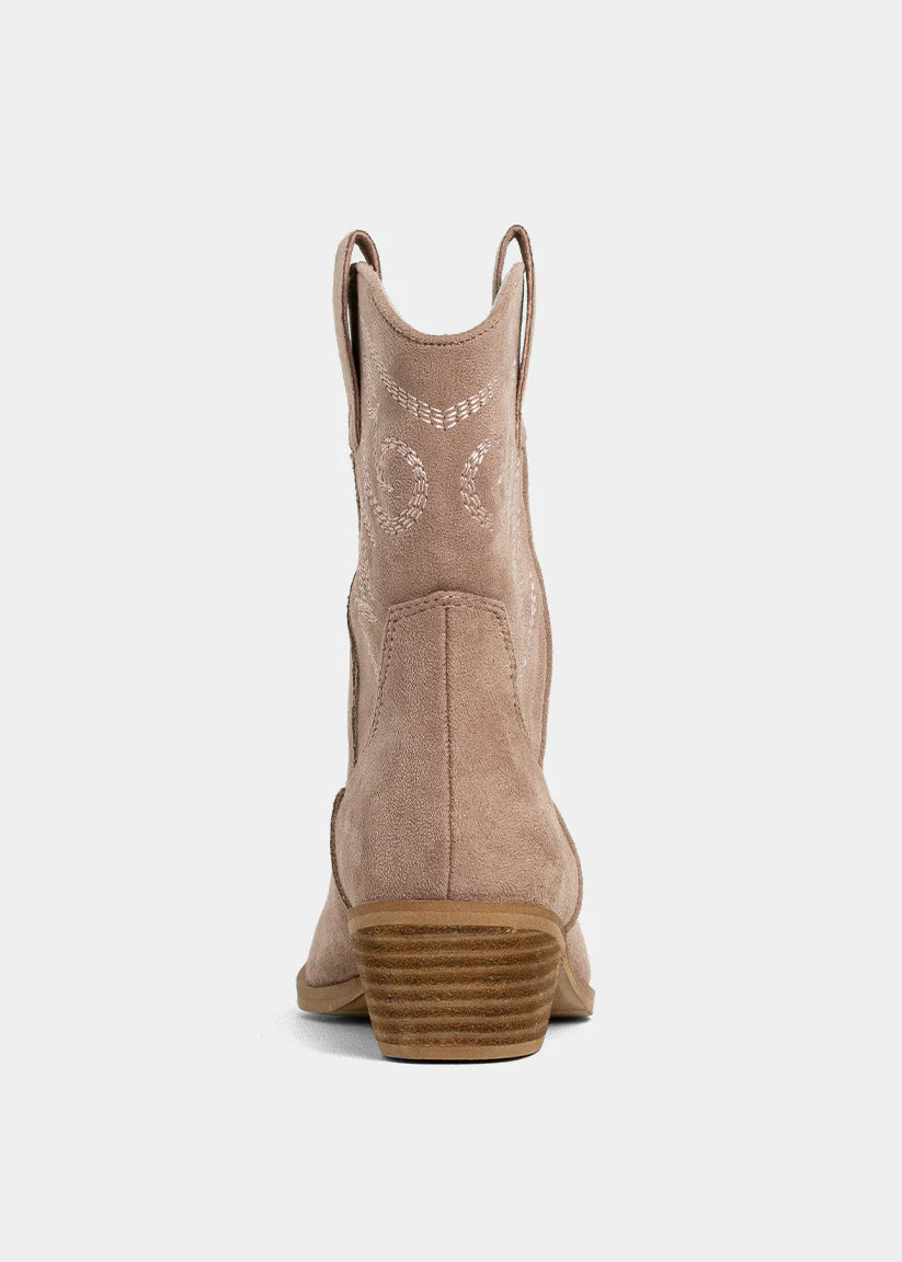 SHUSHOP ZAHARA MINI KIDS ROSE SUEDE BOOTS