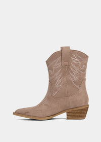 SHUSHOP ZAHARA MINI KIDS ROSE SUEDE BOOTS
