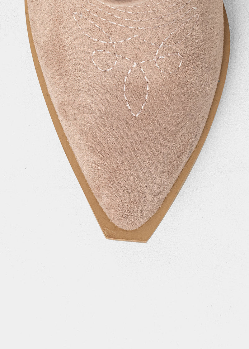 SHUSHOP ZAHARA MINI KIDS ROSE SUEDE BOOTS