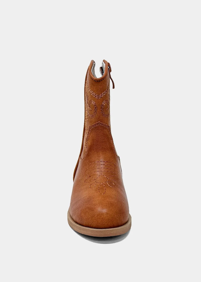 Zahara Mini Toddler Brown Boot