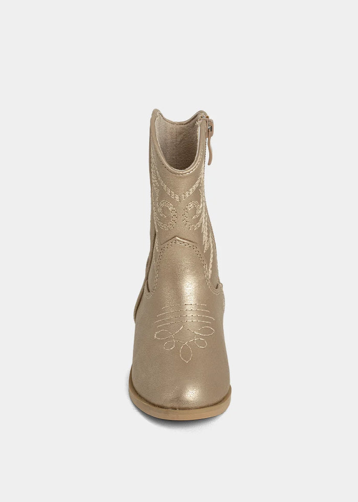 Zahara Mini Toddler Golden Boots