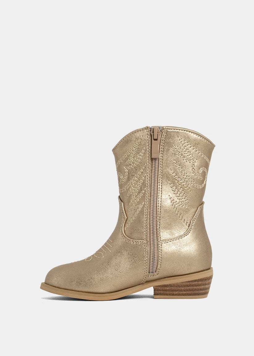 Zahara Mini Toddler Golden Boots