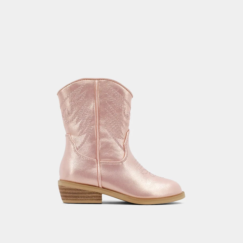 SHUSHOP ZAHARA TODDLER ROSE GOLD BOOT