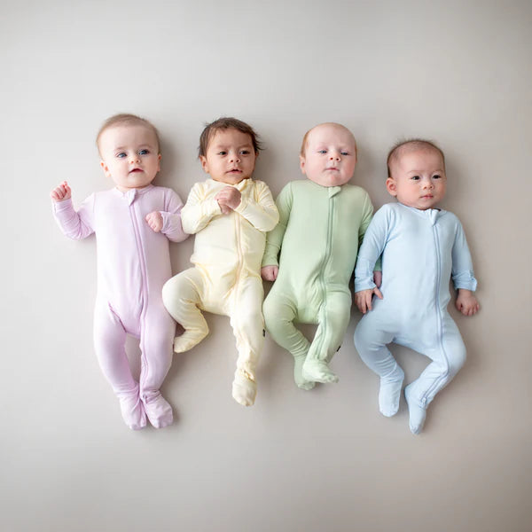 Baby Zippered Footie Chamomile