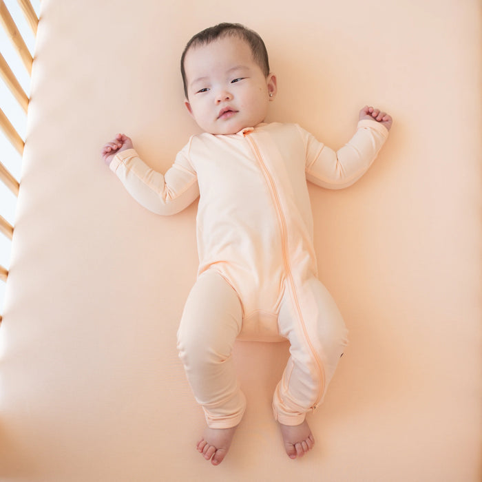 KYTE BABY ZIPPERED ROMPER IN CANYON