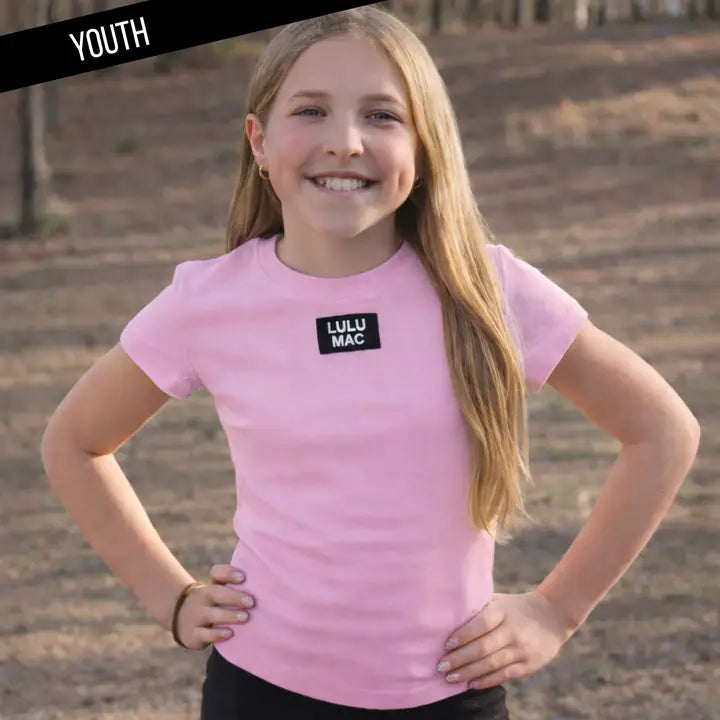 KIDS BABY DOLL TOP LIGHT PINK