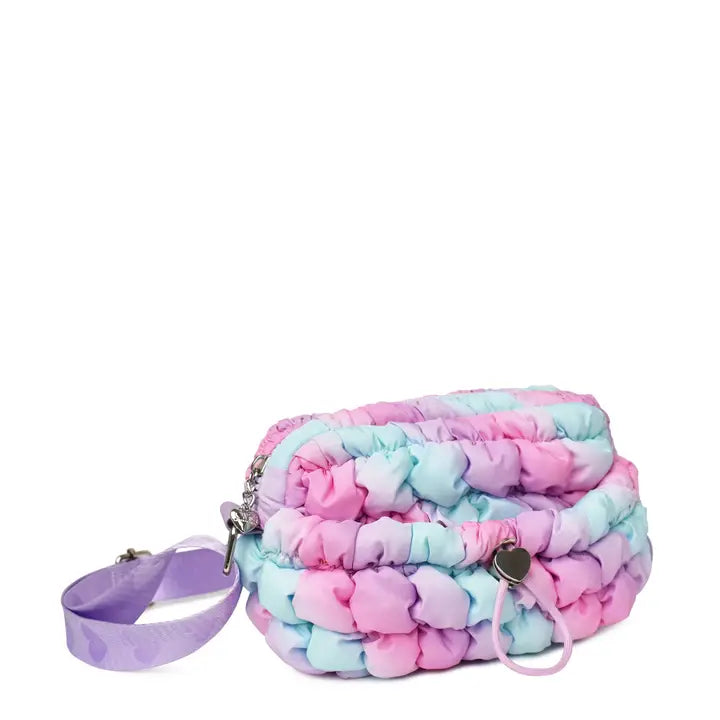 OMG ACCESORIES QUILTED SCRUNCHIES MINI CROSSBODY