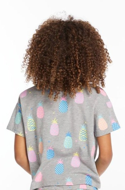 CHASER VINTAGE DEVIN TEE MULTI PINEAPPLE