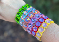 Elise Enamel Stretch Bracelet Mutli