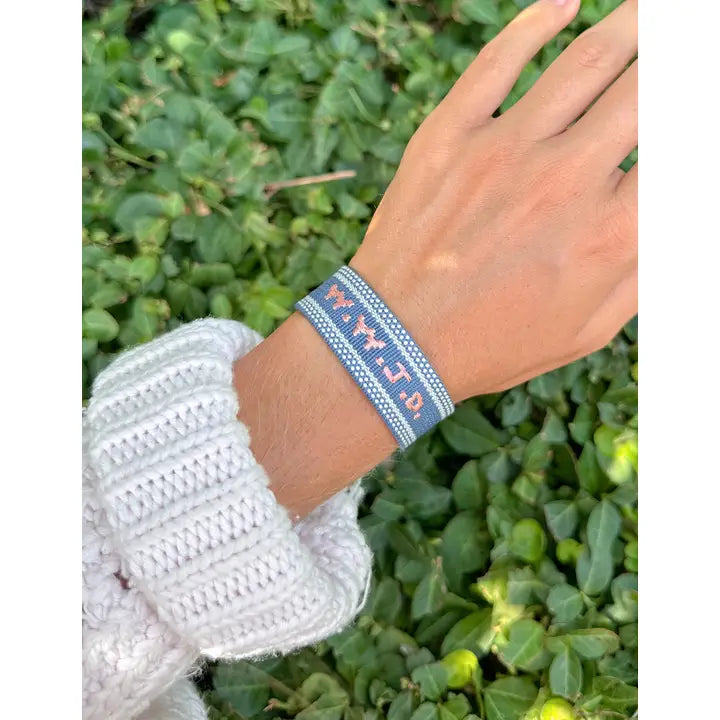 ELEVATED FAITH WWJD BRACELET 2 COLORS