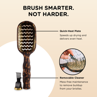 Vented Hair Brush Tortoise