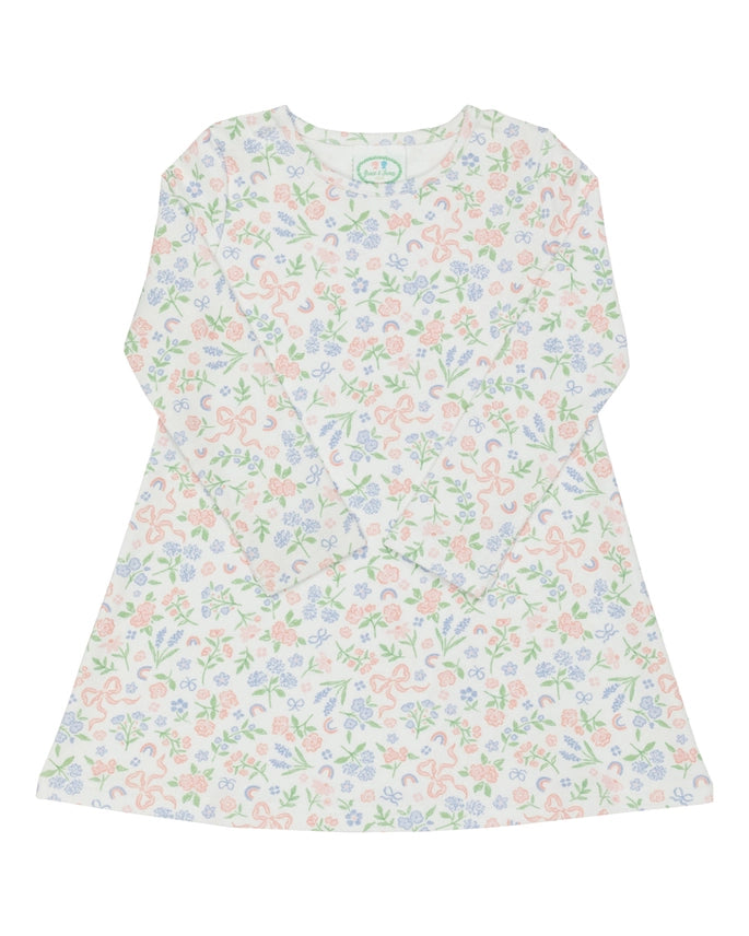 GRACE & JAMES DOTSY FLORAL DRESS