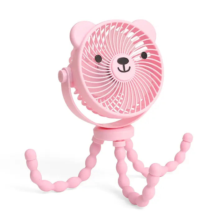 Breeze 3 Speed Stroller Fan Pink