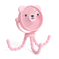 Breeze 3 Speed Stroller Fan Pink