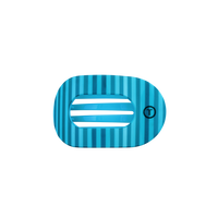 Splash Zone Small Flat Round Hair Clip