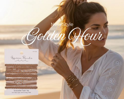Golden Hour Hair Tie Bracelets