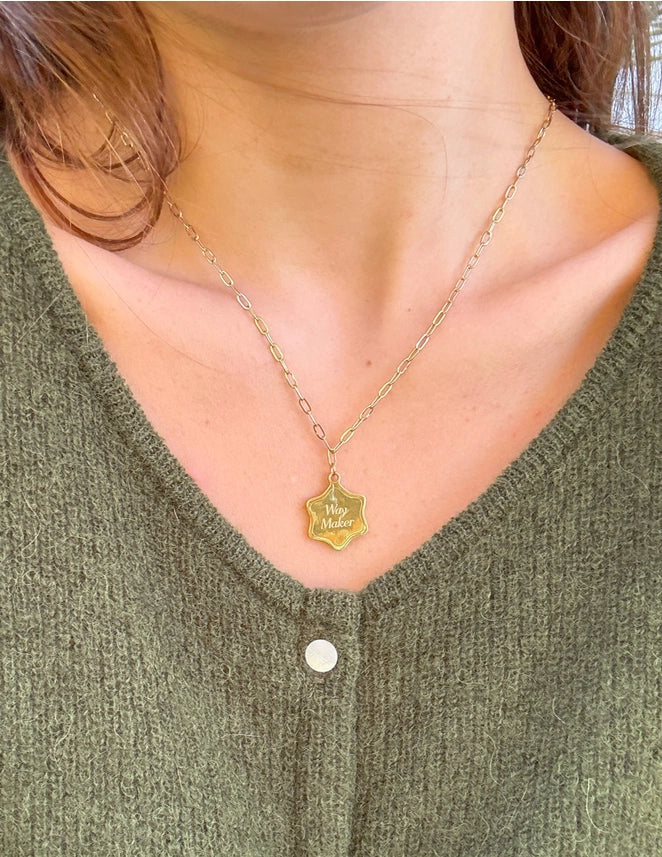 ELEVATED FAITH WAY MAKER NECKLACE