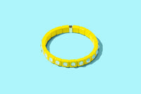 MAEVE ENAMEL STRETCH BRACELET YELLOW