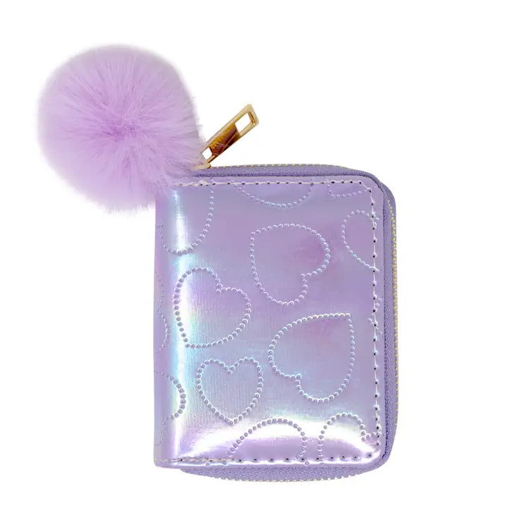 ZOMI GEMS SHINY DOTTED HEART WALLET