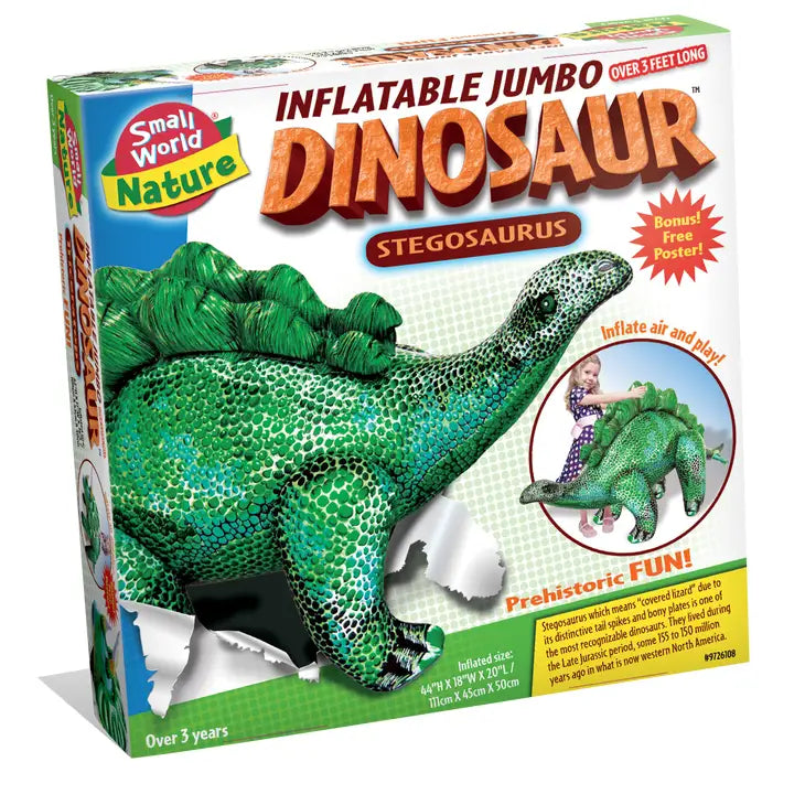 INFLATABLE DINOSAUR STEGOSAURUS 46"