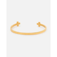 ELEVATED FAITH CROSS CUFF BRACELET