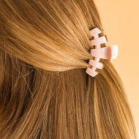 TELETIES CLASSIC PEARLY PINK SMALL HAIR CLIP