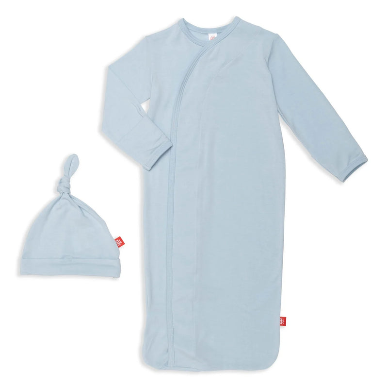 MAGNETIC ME BABY BLUE GOWN + HAT