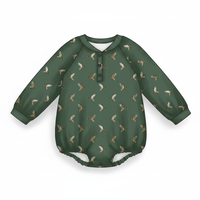 Baby Duck Print Bubble Romper