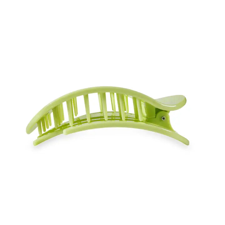 TELETIES ALOE THERE MEDIUM FLAT ROUND CLIP