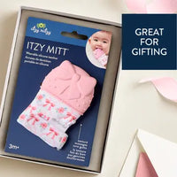 ITZY RITZY ITZY MITT SILICONE TEETHING MITT BOW