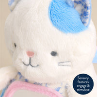 Itzy Ritzy Itzy Bitzy Mirror™ Sensory Tummy Time Mirror - Kitty
