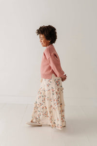 Babysprouts Girls Soft Fit Sweater in Terra Rose