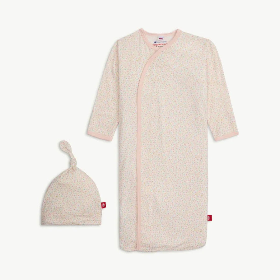 Magnetic Me Bedford Floral Gown + Hat Set