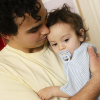 Pacifier Baby Blue Rubber
