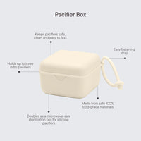 Pacifier Box Ivory