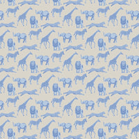Graydon Pajama Set Blue Savanna Safari