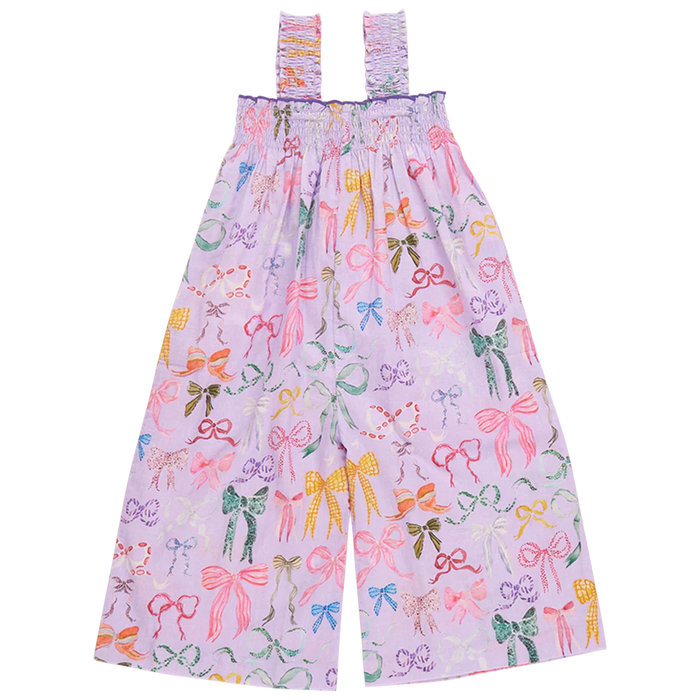 PINK CHICKEN GIRLS ELEVEN JUMPER LAVENDER WATERCOLOR BOWS