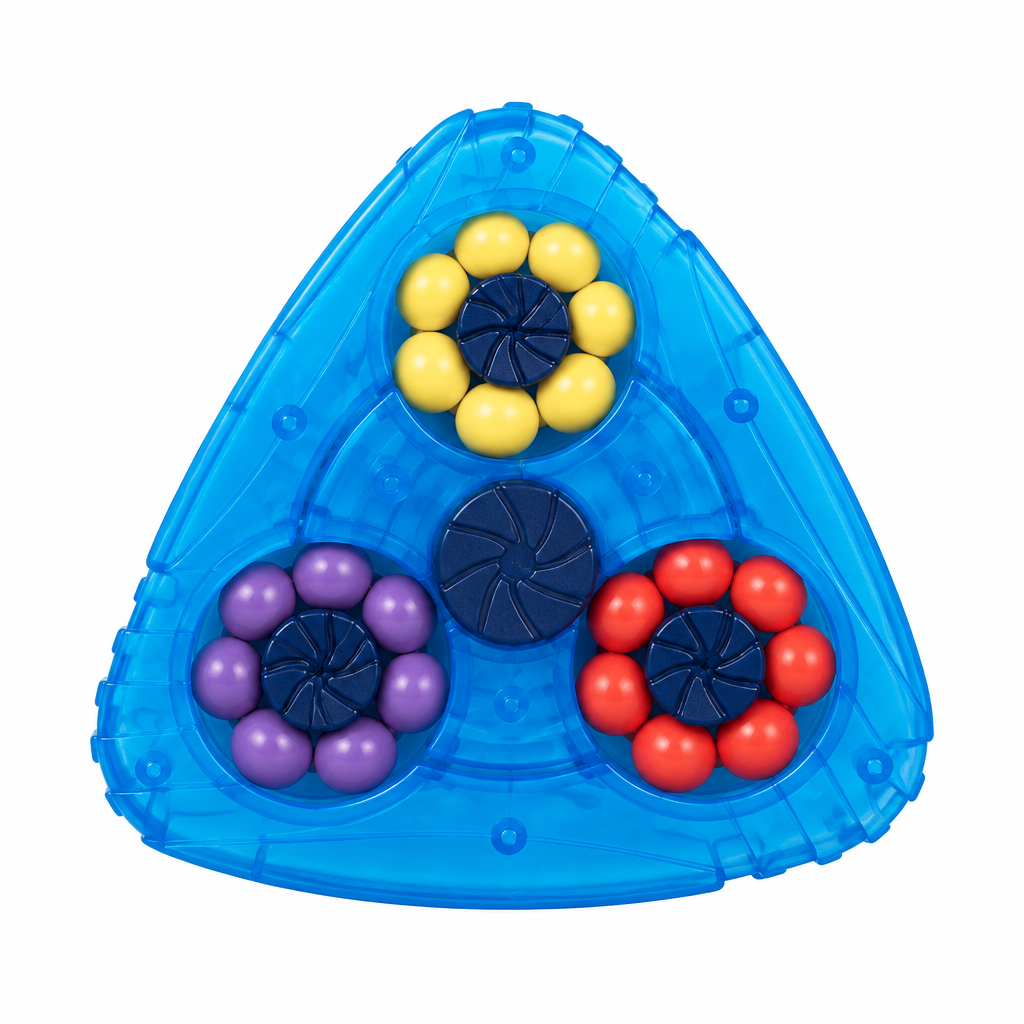 Triangular Rubik's Cube Sensory Fidget Spinner Toy