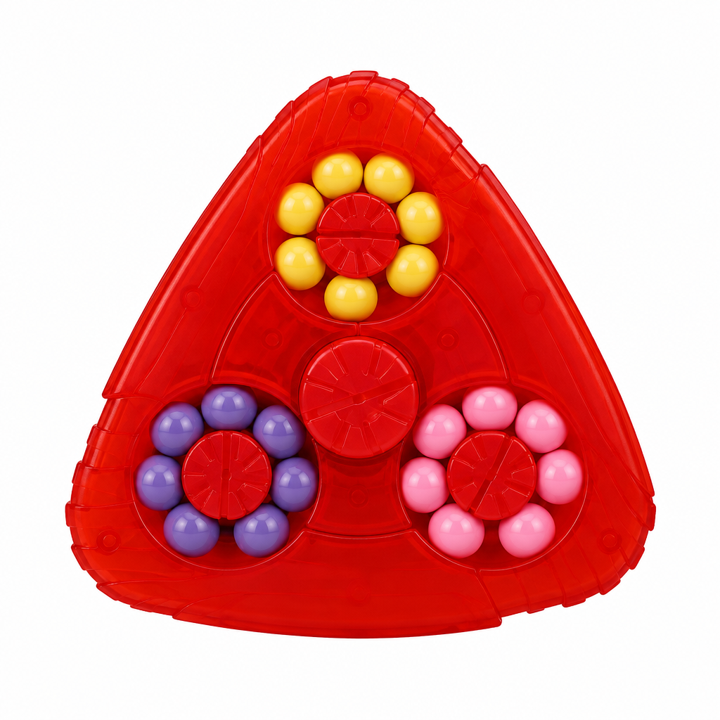 Triangular Rubik's Cube Sensory Fidget Spinner Toy