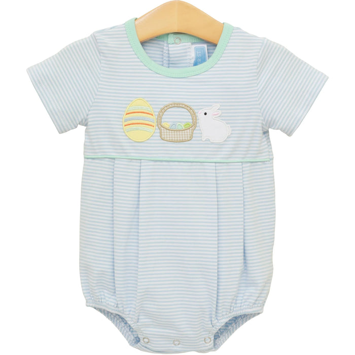 BUNNIES & BASKETS BUBBLE BLUE