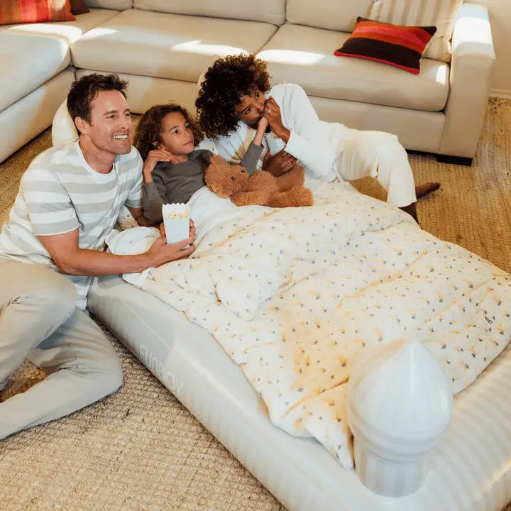 FUNBOY STRIPED CASTLE AIR MATRESS SLEEPOVER BED