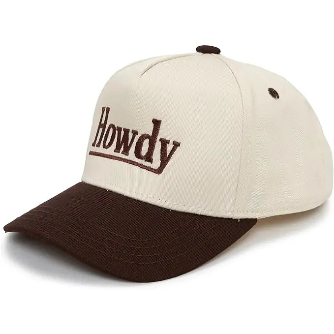 KIDS/BABY 2 TONE VINTAGE CAP HOWDY